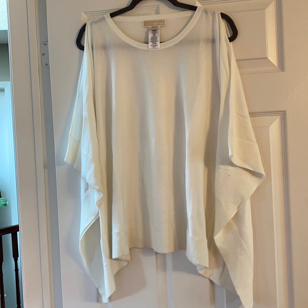 Michael Kors cold shoulder top